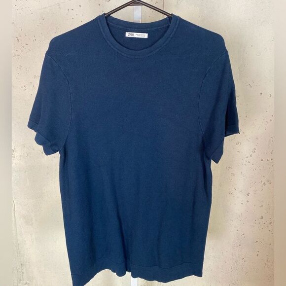 #135 ZARA For Men Waffle Knit Tee - Picture 3 of 5